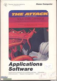 Box cover for Attack, The on the Texas Instruments TI 99/4A.