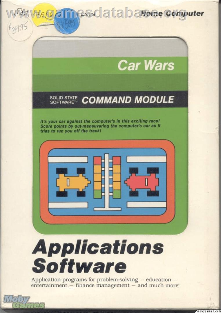 Car Wars - Texas Instruments TI 99/4A - Artwork - Box