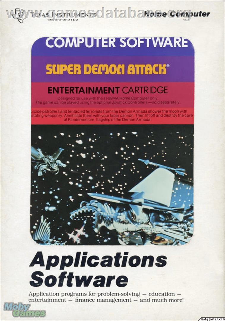 Demon Attack - Texas Instruments TI 99/4A - Artwork - Box