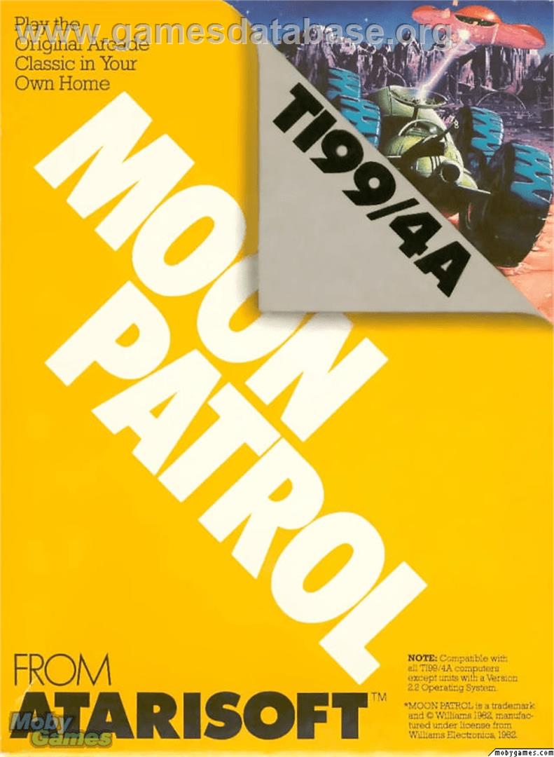 Moon Patrol - Texas Instruments TI 99/4A - Artwork - Box