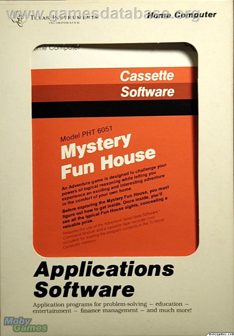 Mystery Fun House - Texas Instruments TI 99/4A - Artwork - Box
