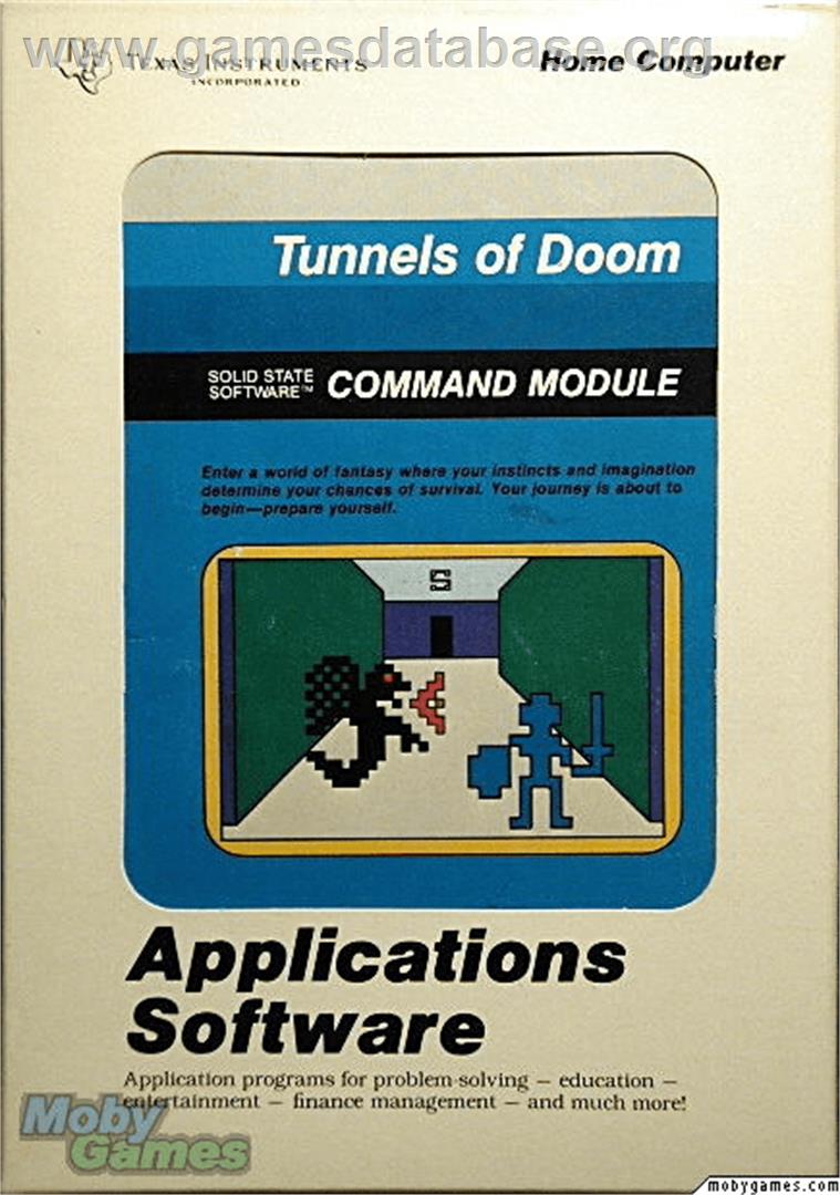 Tunnels of Doom - Texas Instruments TI 99/4A - Artwork - Box