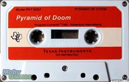 Cartridge artwork for Pyramid of Doom on the Texas Instruments TI 99/4A.