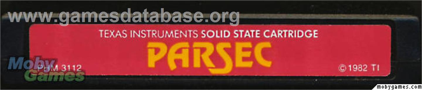 Parsec - Texas Instruments TI 99/4A - Artwork - Cartridge