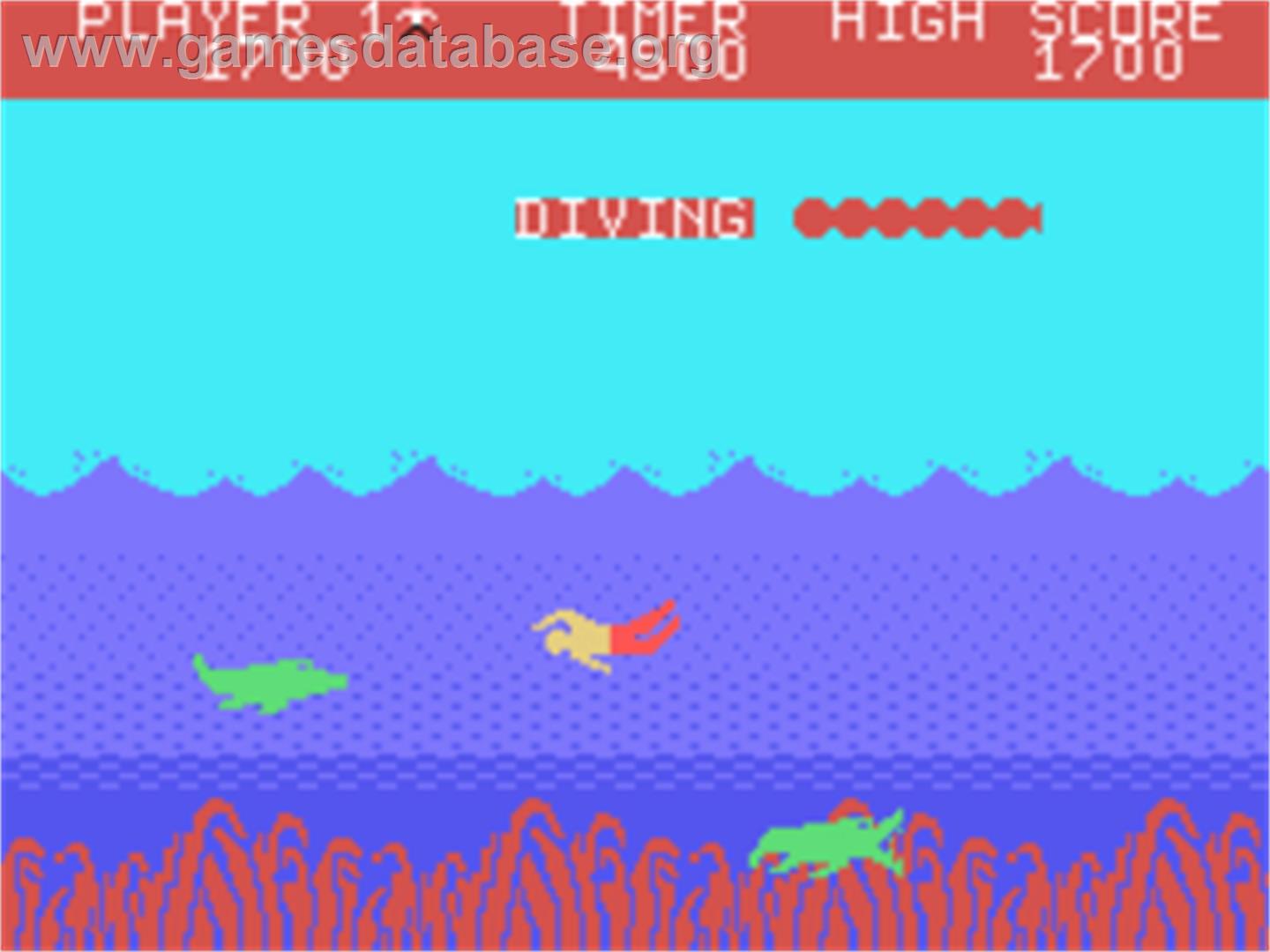 Jungle Hunt - Texas Instruments TI 99/4A - Artwork - In Game
