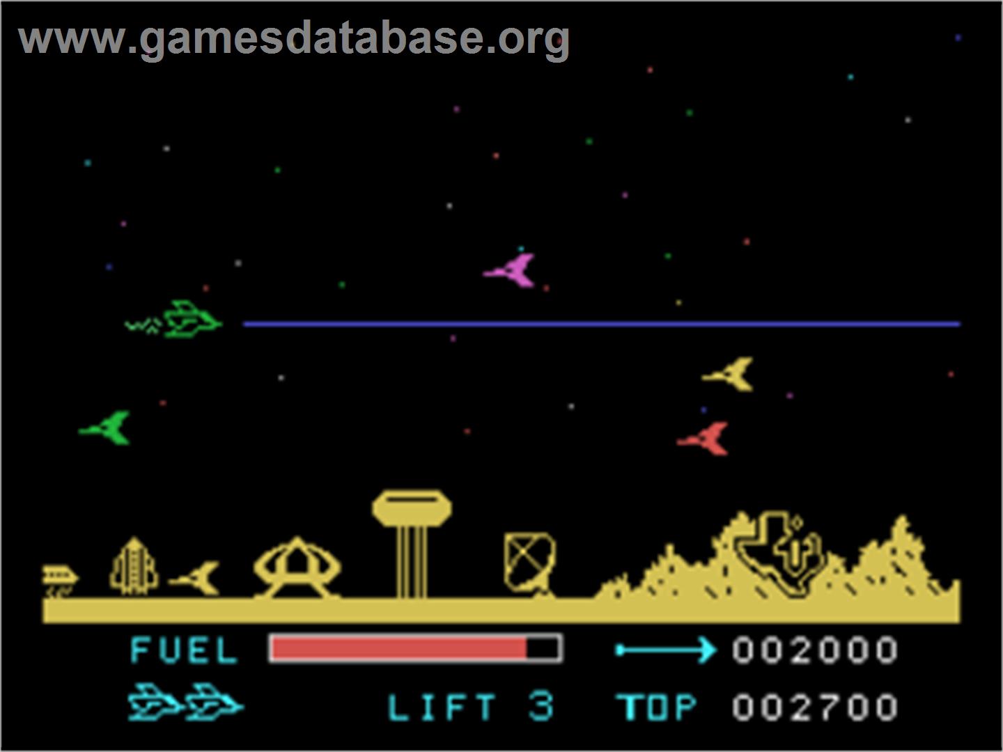 Parsec - Texas Instruments TI 99/4A - Artwork - In Game
