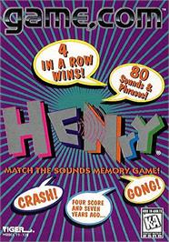 Box cover for Henry on the Tiger Game.com.