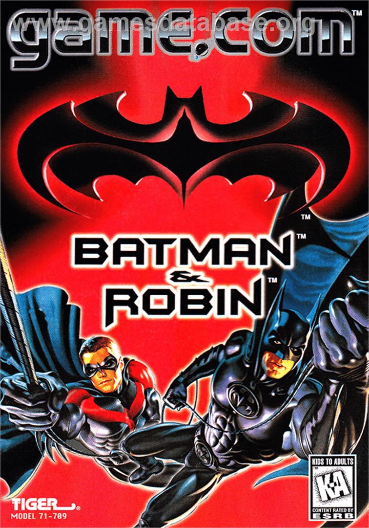Batman & Robin - Tiger Game.com - Artwork - Box