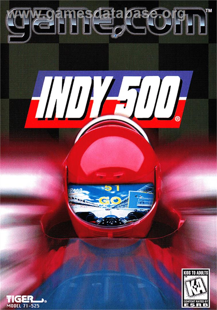 Indy 500 - Tiger Game.com - Artwork - Box
