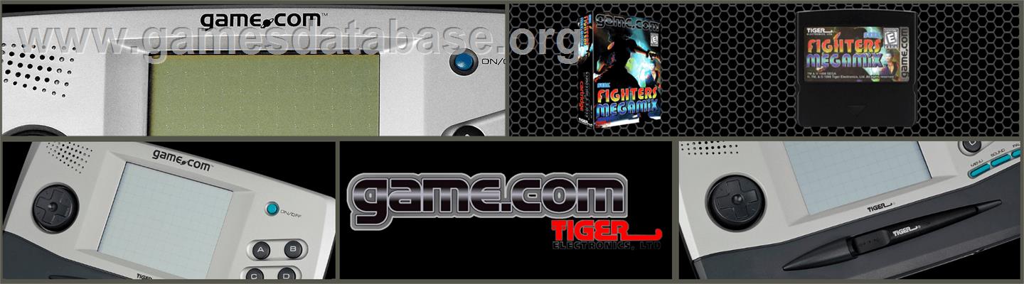 Fighters Megamix - Tiger Game.com - Artwork - Marquee