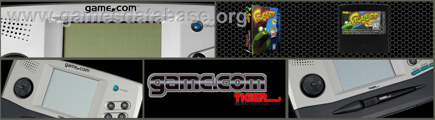 Frogger - Tiger Game.com - Artwork - Marquee