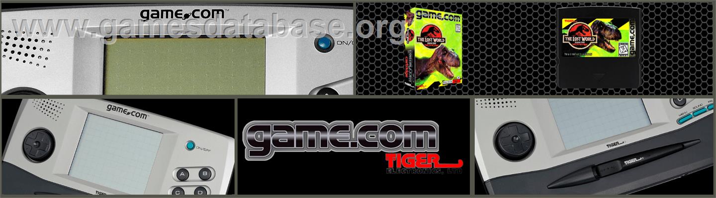 Jurassic Park - The Lost World - Tiger Game.com - Artwork - Marquee
