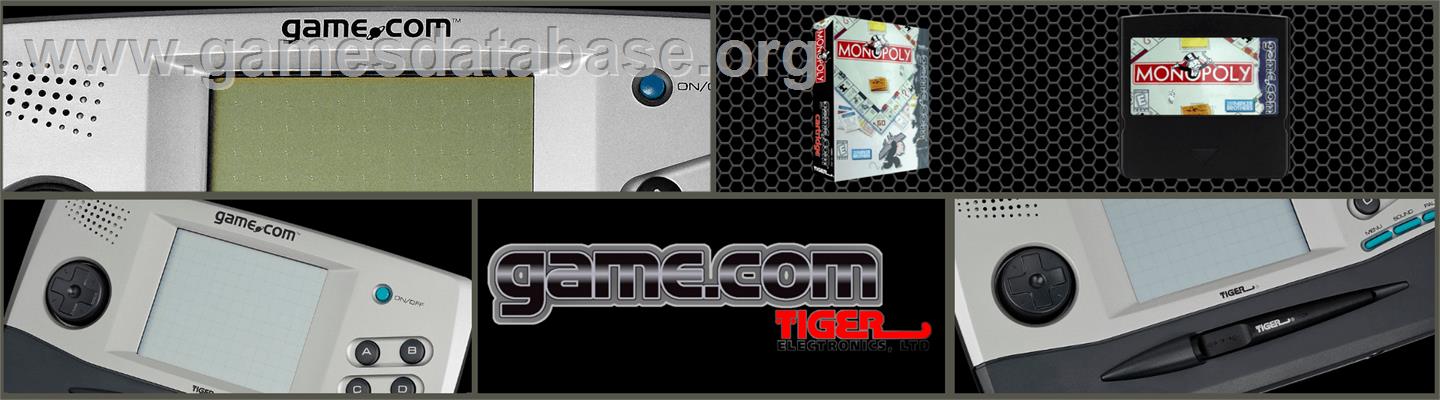 Monopoly - Tiger Game.com - Artwork - Marquee