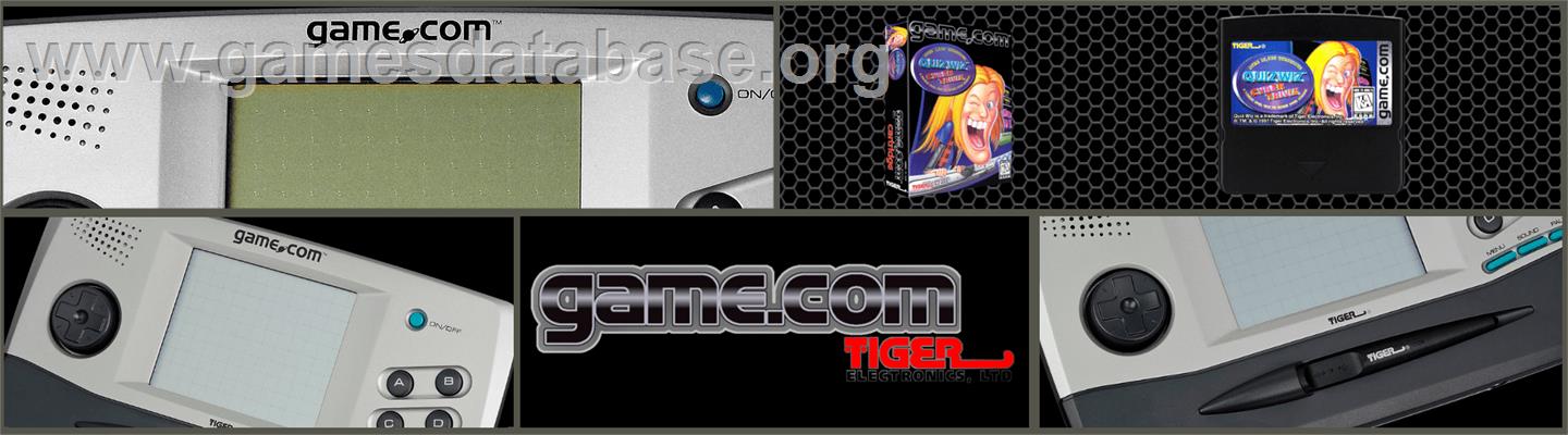 Quiz Wiz - Cyber Trivia - Tiger Game.com - Artwork - Marquee