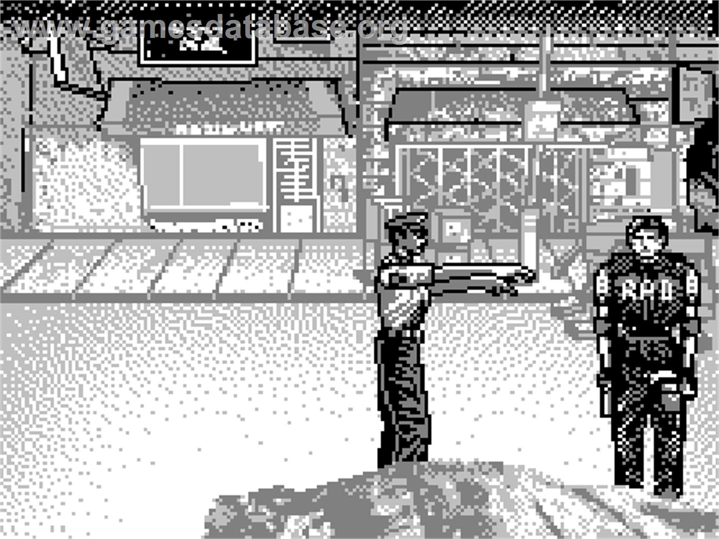 Resident Evil 2 - Tiger Game.com - Artwork - In Game