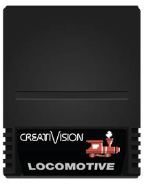 Cartridge artwork for Locomotive on the VTech CreatiVision.