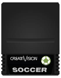 Cartridge artwork for Soccer on the VTech CreatiVision.
