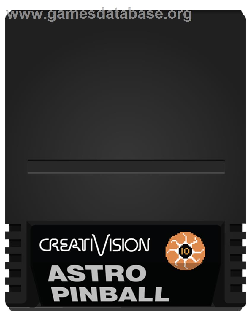 Astro Pinball - VTech CreatiVision - Artwork - Cartridge