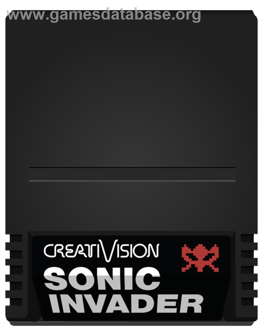 Sonic Invader - VTech CreatiVision - Artwork - Cartridge
