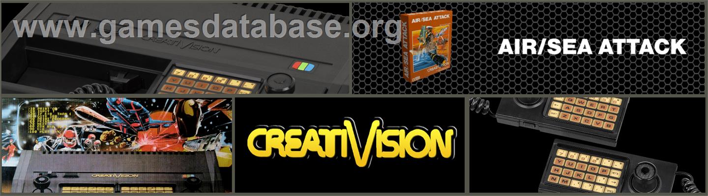 Air/Sea Attack - VTech CreatiVision - Artwork - Marquee