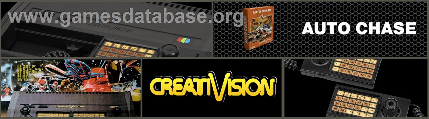Auto Chase - VTech CreatiVision - Artwork - Marquee