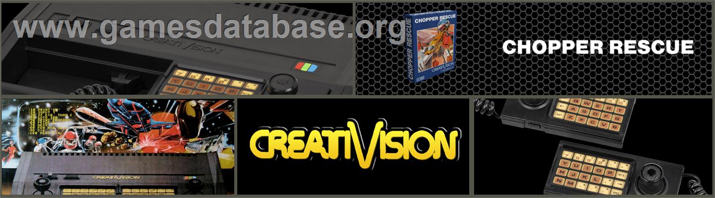 Chopper Rescue - VTech CreatiVision - Artwork - Marquee