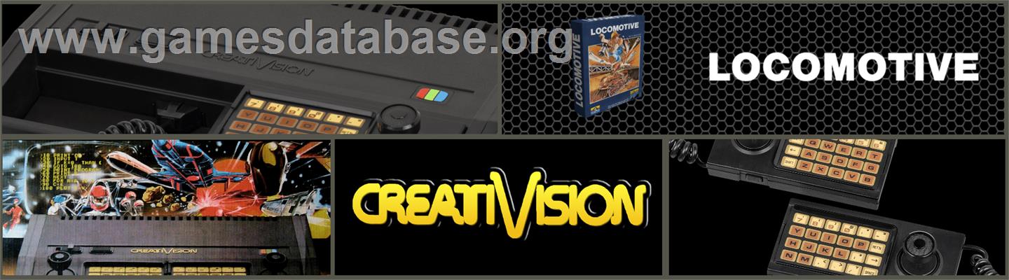 Locomotive - VTech CreatiVision - Artwork - Marquee