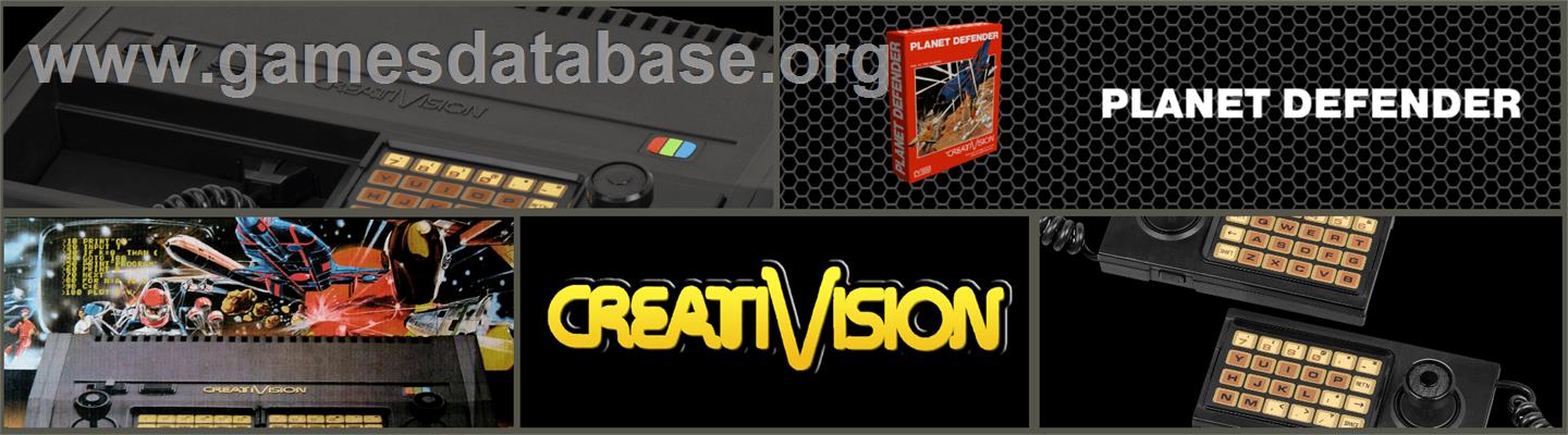 Planet Defender - VTech CreatiVision - Artwork - Marquee