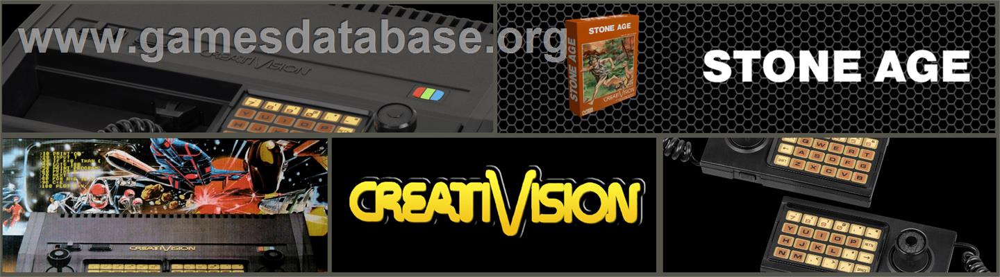 Stone Age - VTech CreatiVision - Artwork - Marquee