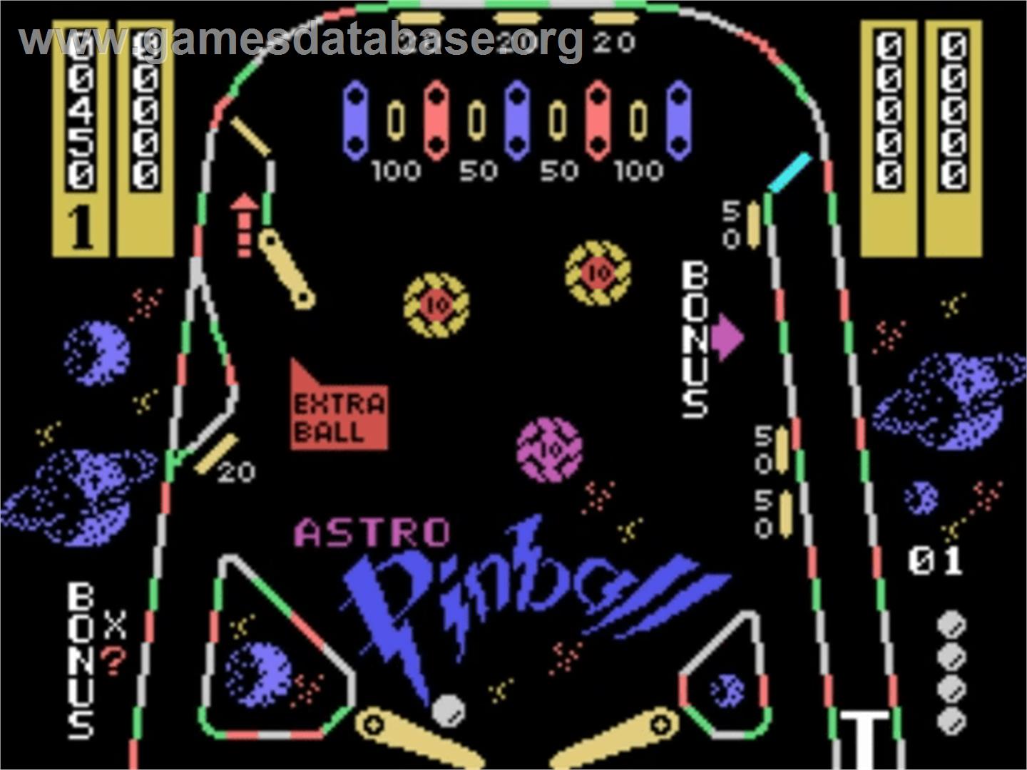 Astro Pinball - VTech CreatiVision - Artwork - In Game