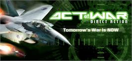 Banner artwork for Act of War: Direct Action.