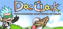 Banner artwork for Doc Clock: The Toasted Sandwich of Time.