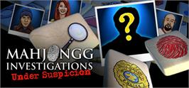 Banner artwork for Mahjongg Investigations: Under Suspicion.