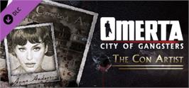 Banner artwork for Omerta - City of Gangsters - The Con Artist DLC.