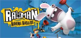 Banner artwork for Rayman Raving Rabbids.