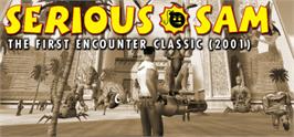 Banner artwork for Serious Sam Classic: First Encounter.