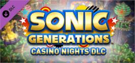 Banner artwork for Sonic Generations - Casino Nights DLC.