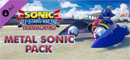 Banner artwork for Sonic and All-Stars Racing Transformed: Metal Sonic & Outrun DLC.