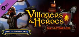 Banner artwork for Villagers and Heroes: Hero of Stormhold Pack.