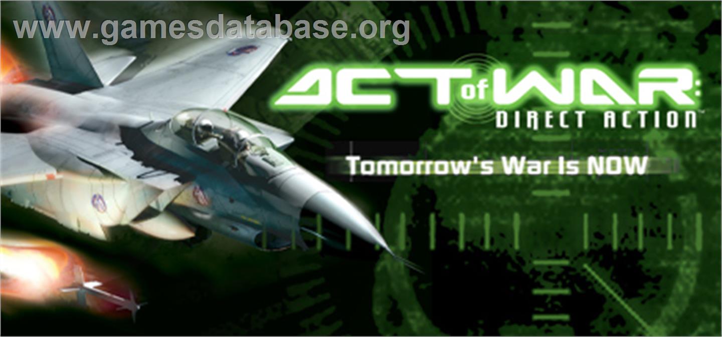 Act of War: Direct Action - Valve Steam - Artwork - Banner