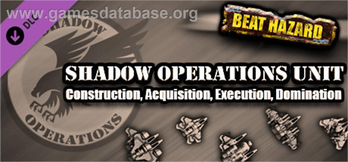 Beat Hazard - Shadow Operations Unit - Valve Steam - Artwork - Banner