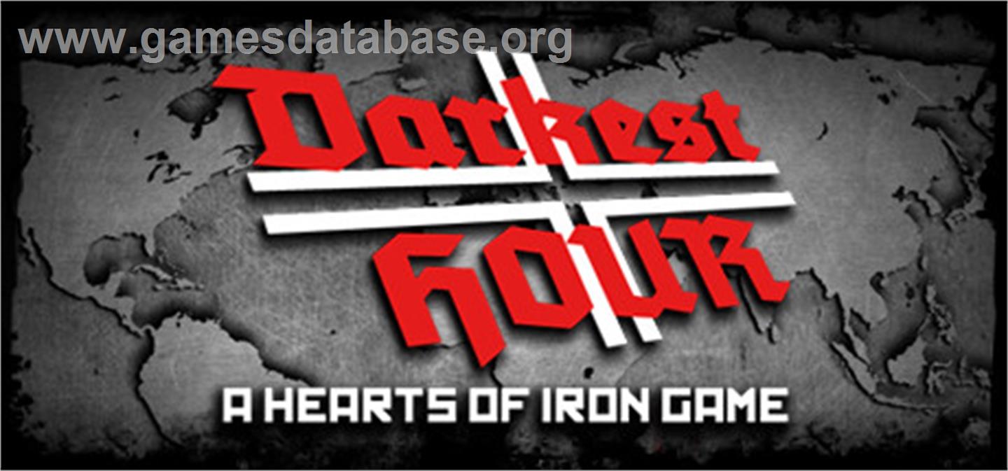 Darkest Hour: A Hearts of Iron Game - Valve Steam - Artwork - Banner