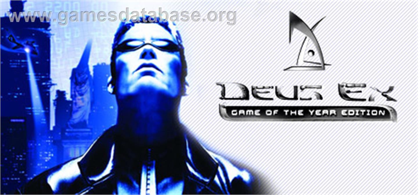 Deus Ex: Game of the Year Edition - Valve Steam - Artwork - Banner