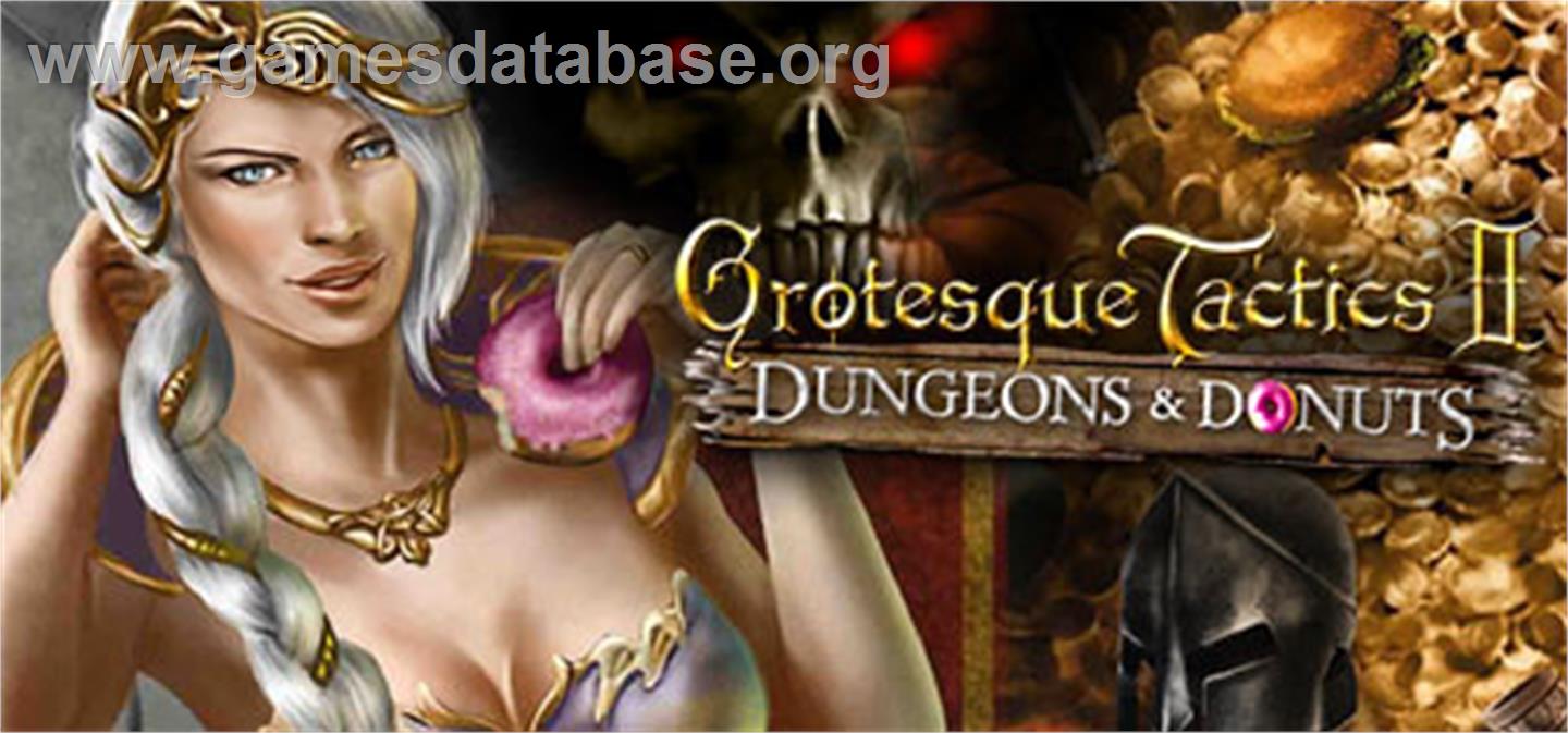 Grotesque Tactics 2  Dungeons and Donuts - Valve Steam - Artwork - Banner