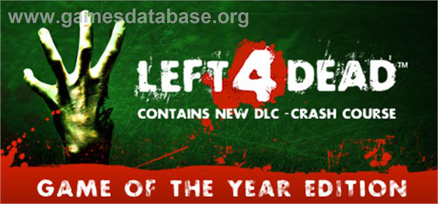 Left 4 Dead - Valve Steam - Artwork - Banner