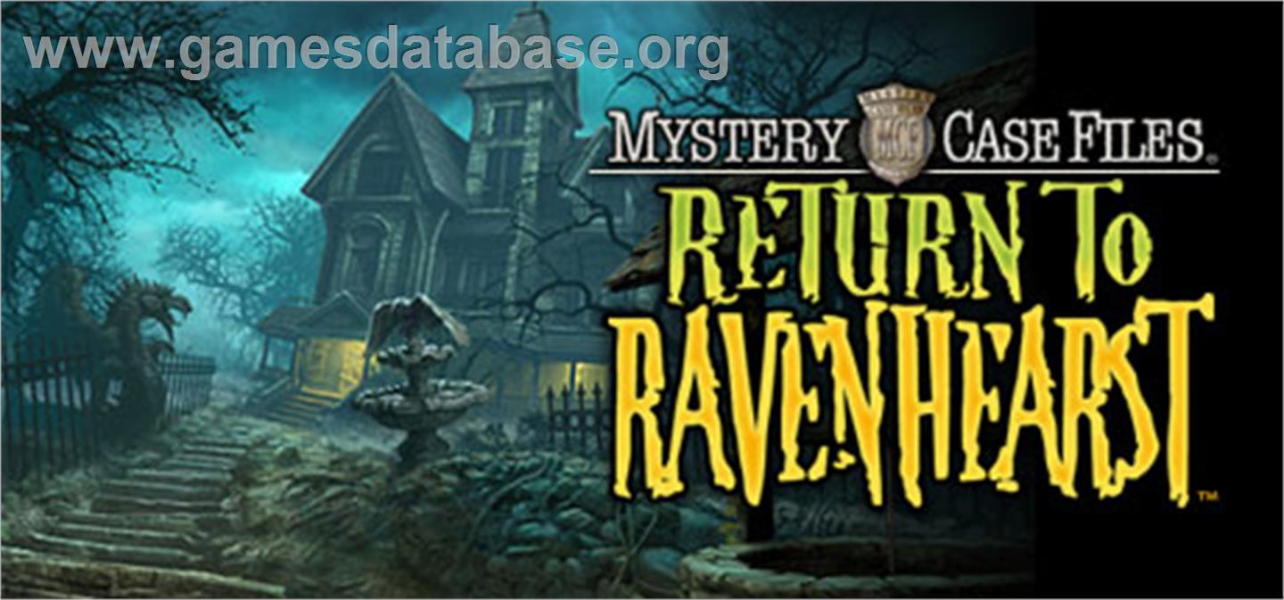 Mystery Case Files: Return to Ravenhearst - Valve Steam - Artwork - Banner