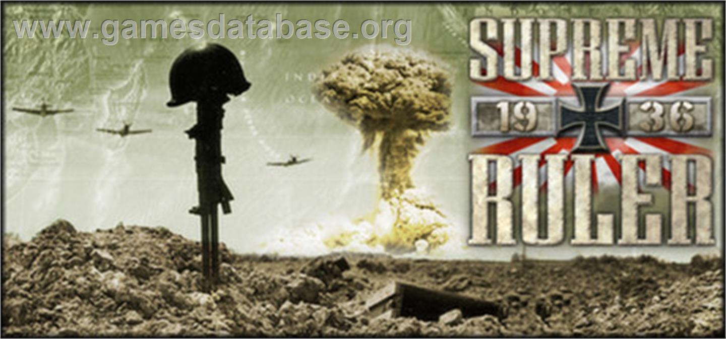Supreme Ruler 1936 - Valve Steam - Artwork - Banner