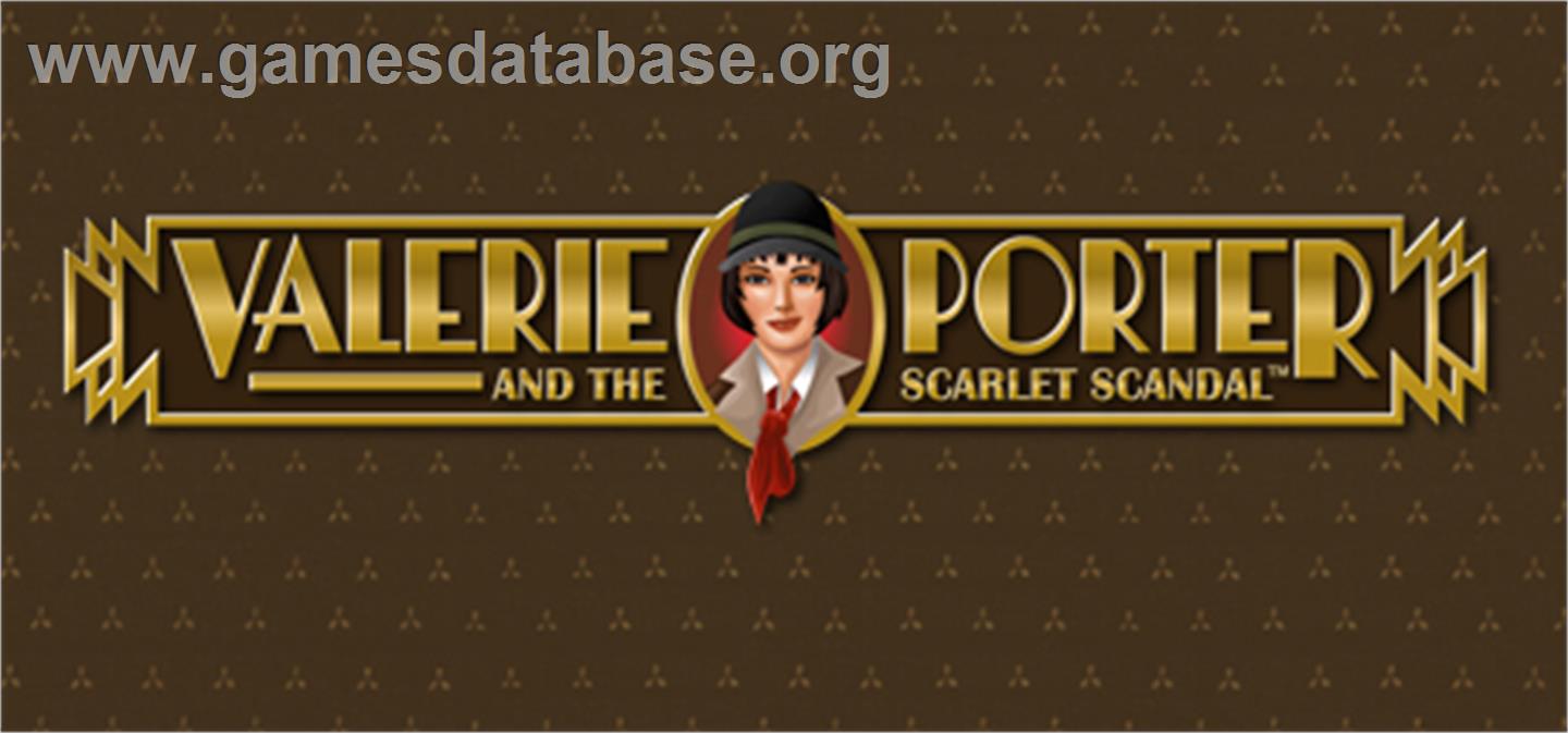 Valerie Porter and the Scarlet Scandal - Valve Steam - Artwork - Banner