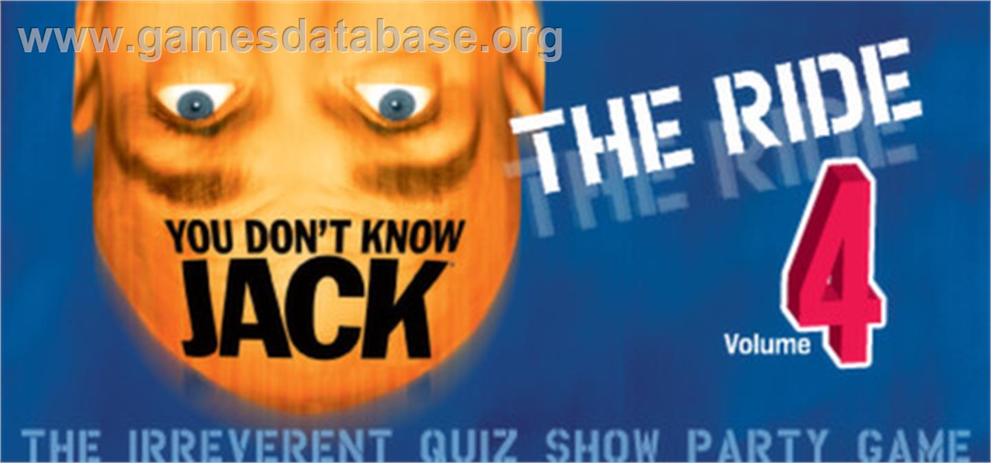 YOU DON'T KNOW JACK Vol. 4 The Ride - Valve Steam - Artwork - Banner