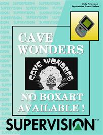 Box cover for Cave Wonders on the Watara Supervision.